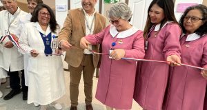En el Hospital Provincial «Antonio Tirado Lanas» de Ovalle se inauguran módulos de voluntariados de las Damas de Rosado y Blanco.
